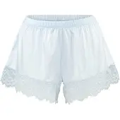 LASCANA Pyjamasbukser lyseblå