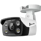 TP-LINK VIGI C340, IP-sikkerhedskamera, Udendørs, Ledningsført, Loft/væg/pæl, Sort, Hvid, Kugle (form)