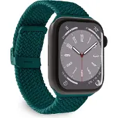 Puro Loop nylonrem til Apple ur 42 / 44 / 45 / 49 mm - mørkegrøn
