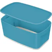 Leitz Opbevaringsboks MyBox Cosy Small med låg Rolig blå