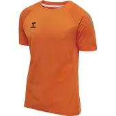Hummel Fodboldtrøje 'Lead' mørkeorange / sort