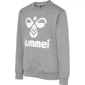 Hummel Sportsweatshirt 'Dos' grå-meleret / hvid