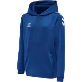 Hummel Hættetrøje Core XK Poly - Blå Børn, størrelse 140 cm