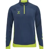 Hummel Lead Træningstrøje - Navy/Grøn, størrelse Small