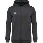 Hummel Sportssweatjakke 'Authentic' antracit / hvid