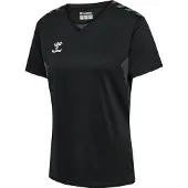 Hummel Funktionsbluse 'Authentic' grå / sort / hvid