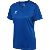Hummel Funktionsbluse 'AUTHENTIC' koboltblåt / sort / hvid