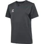 Hummel Funktionsskjorte 'Authentic' mørkegrå / sort / hvid
