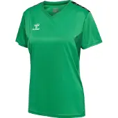 Hummel Funktionsbluse 'Authentic' grøn / sort / hvid
