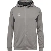 Hummel Sportssweatjakke 'AUTHENTIC' stone / hvid