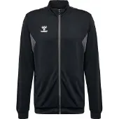 Hummel Sportssweatjakke 'Authentic' grå / sort / hvid