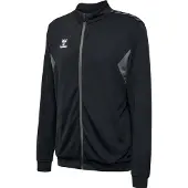 Hummel Sportssweatjakke 'Authentic' grå / sort / hvid