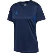 Hummel Funktionsbluse 'Authentic' marin / ensian / sort / hvid