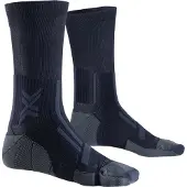 X-socks - Trail running tøj - Trail Run Perform Crew Black Charcoal til Unisex - Størrelse 35-38 - Sort