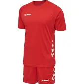 Hummel Træningsdragt 'Promo' brandrød / hvid