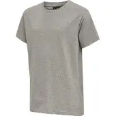 Hummel T-Shirt Basic - Grå Børn, størrelse 128 cm