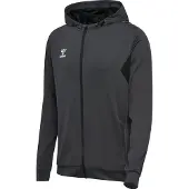 Hummel Sportssweatjakke 'Authentic' antracit / hvid