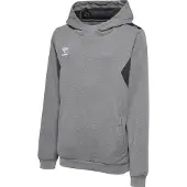 Hummel Sportsweatshirt 'Authentic' grå-meleret / sort / hvid