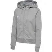 Hummel Sportssweatjakke 'Go 2.0' stone / hvid