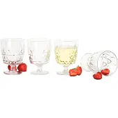 Sagaform Picknick Juni glas 4-pakke 30 cl