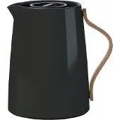 Stelton x-201-2 Emma Insulated Flask for Tea 1 L Plastic Black 17 x 14 x 19.5 cm