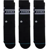 Usorteret Stance Basic Crew sokker 3-pak Black
