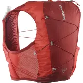 Salomon - Trailrygsække - Active Skin 8 Set Red Dahlia/High Risk Red til Unisex - Størrelse S - Rød