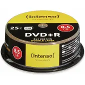 Intenso - 25 x DVD+R DL - 8.5 GB 8x - spindle