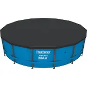 Bestway 58038, Cover, Blå, Polyethylen, 4,57 m, 4,57 m, 91 cm