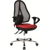 Topstar kontorstol Open Point SY Deluxe OP290U G21 rød/sort