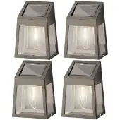 Lumineo 898174 Solcelle Væglampe 4 Enheder