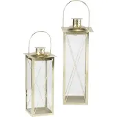 Boltze guld lanterner FAROL, 2 metal lanterner