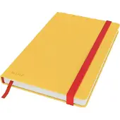Leitz Cosy - Notesbog - A5 - 135 x 215 mm - 96 ark / 192 sider - kvadreret - varm gul - pap
