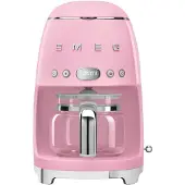 Smeg 50's Style kaffemaskine 10 kopper Lyserød