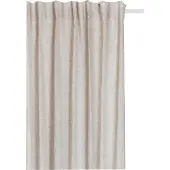 Himla Sunshine gardin med rynkebånd 140x290 cm Oatmeal (natur)