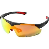 Yeaz Sportssolbriller 'Sunup' neongul / orange / sort