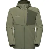 Mammut - Vandretøj - Madris Light ML Hooded Jacket Men Marsh til Unisex - Størrelse M - Kaki