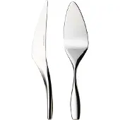 Hardanger Bestikk Hardanger kniv og kagespade 2 dele rustfrit stål