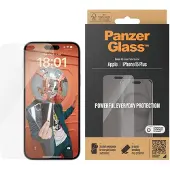 PanzerGlass | Classic-Fit - Skærmbeskyttelse til mobiltelefon - Krystalklar | Apple iPhone 15 Plus