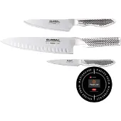 Global G-773889 knivsæt 30-års jubilæum, 3 knive Rustfrit stål