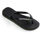 Havaianas - Sandaler og klipklappere - Brasil Logo Black/Black til UnisexUld - Størrelse 37 - 38 - Sort