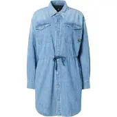 G-Star Relaxed Drawcord Denim Kjole Med Lange ærmer