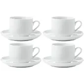 Aida Atelier kaffekop 18 cl 4-pak Super hvid