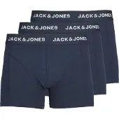 Jack & Jones Boksershorts 'Anthony' mørkeblå / hvid