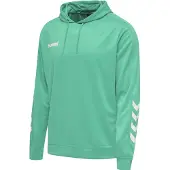Hummel Sportsweatshirt 'Poly' turkis / hvid