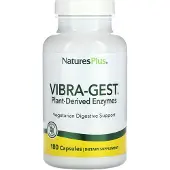 NaturesPlus , Vibra-Gest, Plant-Derived Enzymer, 180 Kapsler