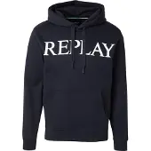 Replay Sweatshirt natblå / hvid