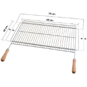 A Forged Tool Udtrækkelig Grill 60x40 Cm