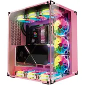 Talius Cronos Orchid Rgb Crystal Pc-tårnhus