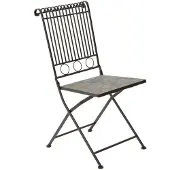 EDM Metalstol Med Mosaik 90x39 Cm